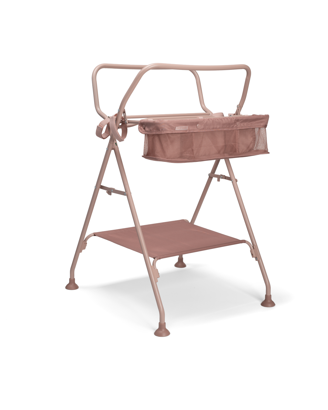 Twistshake Baignoire, Transat de Bain, Rinceur & 6 Jouets – Faded Pink