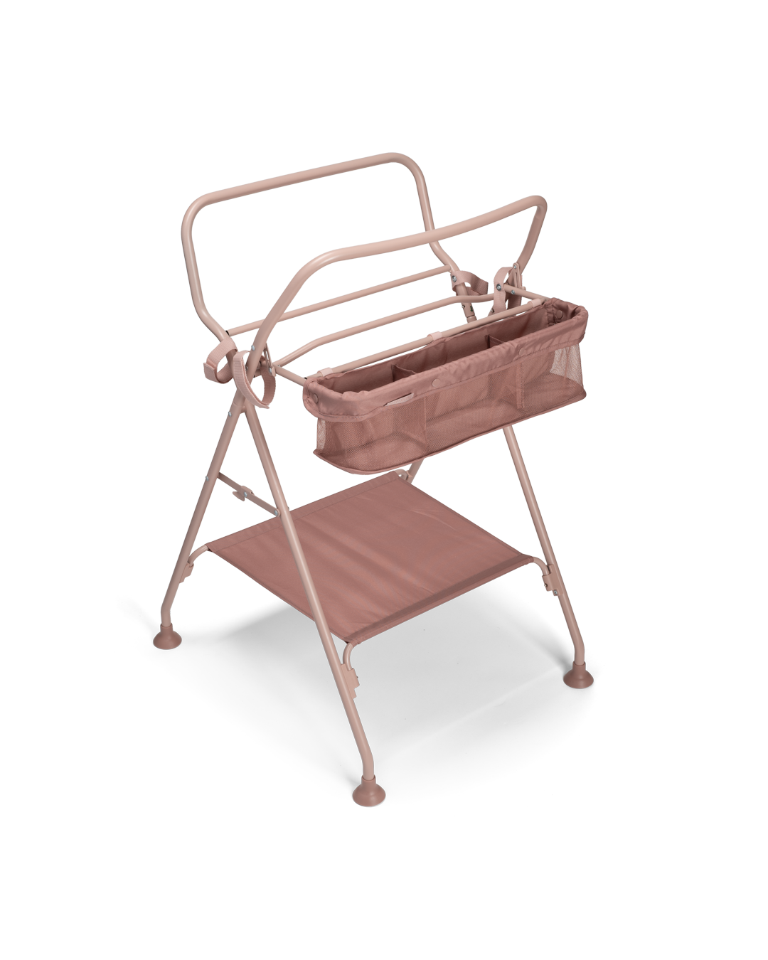 Twistshake Baignoire, Transat de Bain, Rinceur & 6 Jouets – Faded Pink