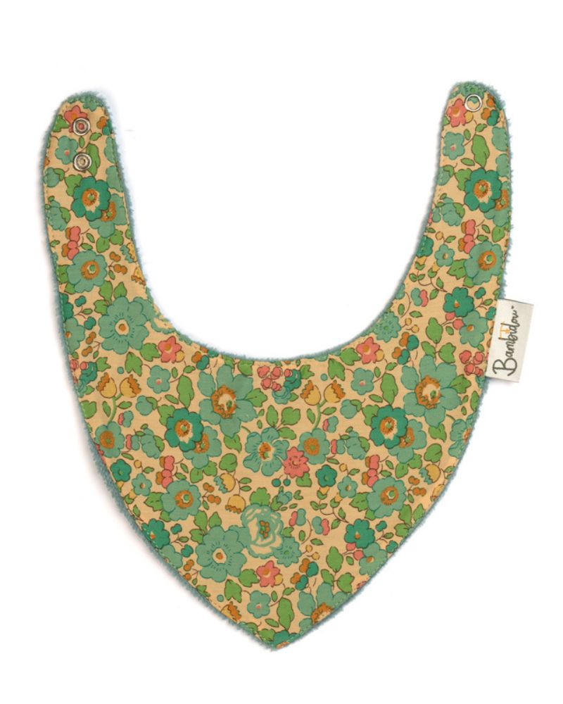 Bavoir Bandana Vert Betsy Liberty