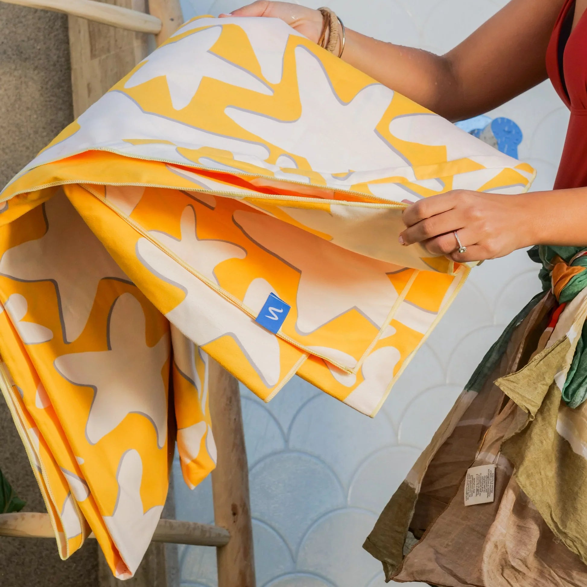 Serviette de plage XXL à séchage rapide – Sans sable