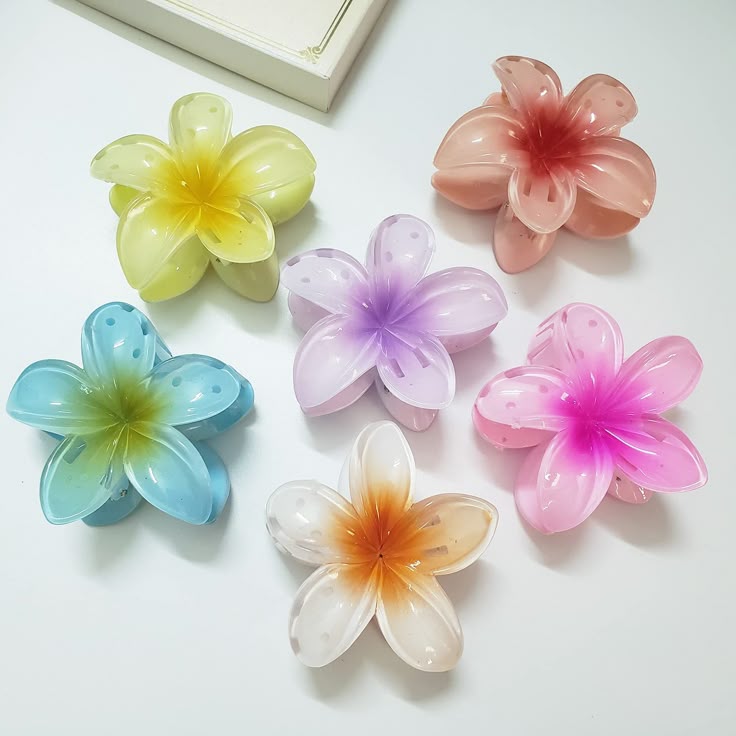 2 Mini pince À Cheveux Fleur