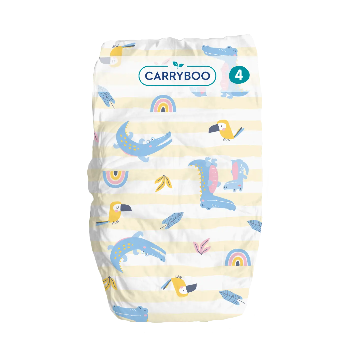 CARRYBOO-Couches bébé écologiques T2 (3-6 Kg) x 56 pièces - Image #3