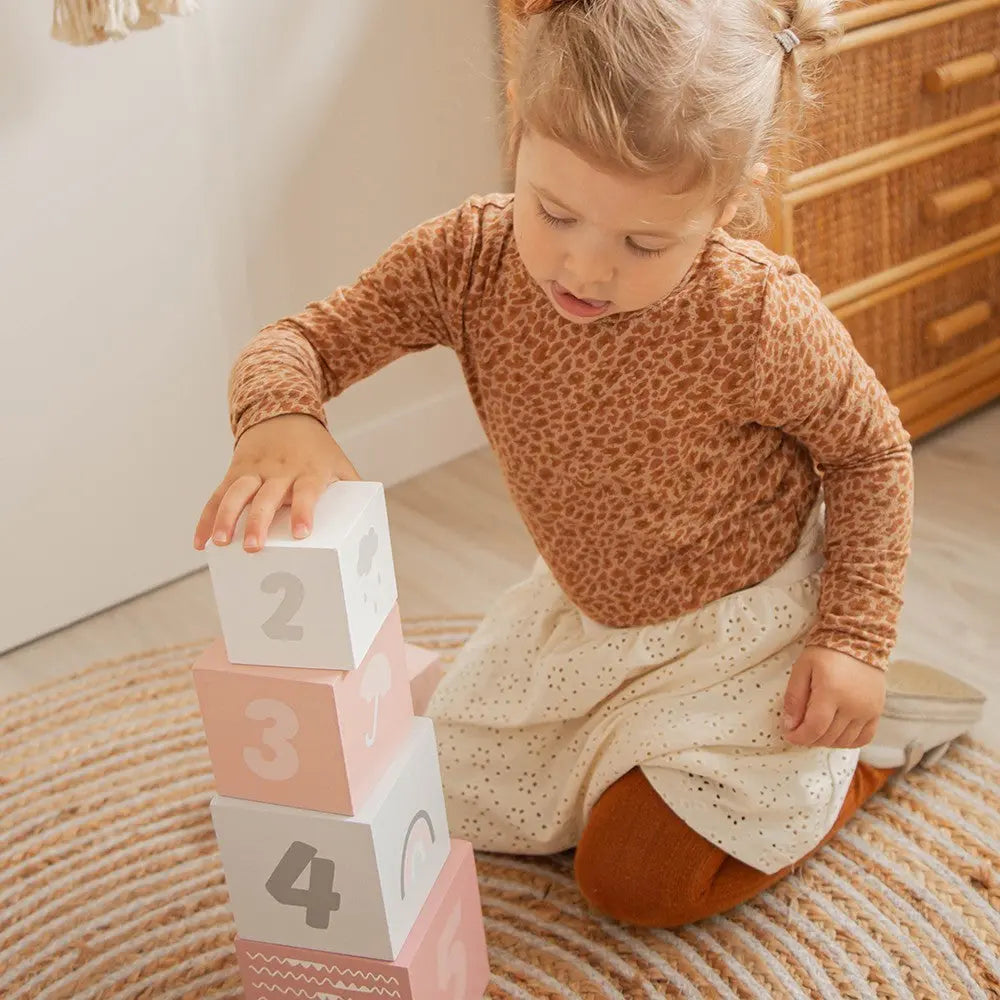 Empilage de blocs Numéros - Rose - Image #4