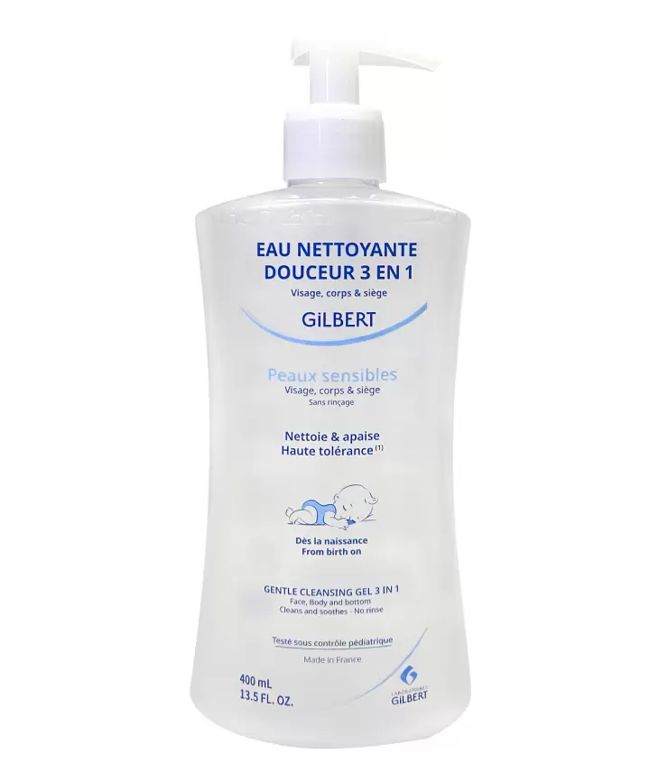 GILBERT EAU NETTOYANTE DOUCEUR 3 EN 1 - 400ML