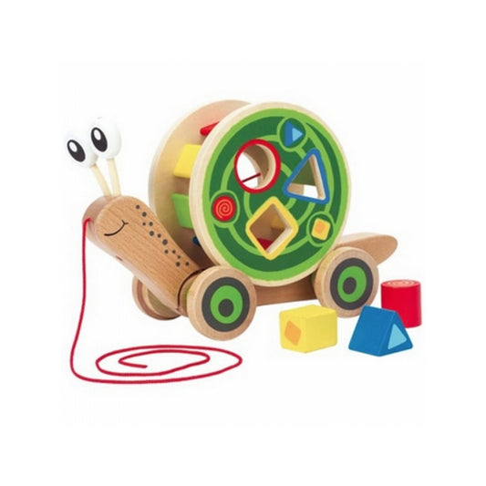 Hape - Escargot En Bois À Tirer