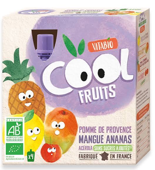 Vitabio Cool Fruits Pomme, Mangue & Ananas 90 g