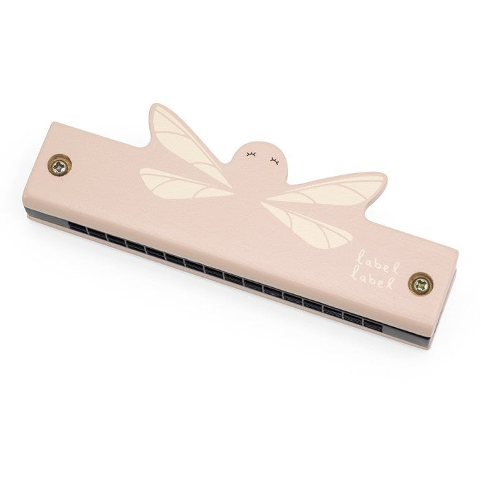 Harmonica en bois - Rose