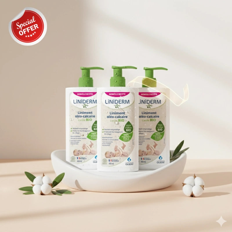 Liniment Oléo-Calcaire BIO LINIDERM – Lot de 3 x 480 ml