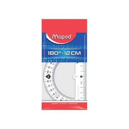 Maped - Rapporteur - 12 cm - plastique