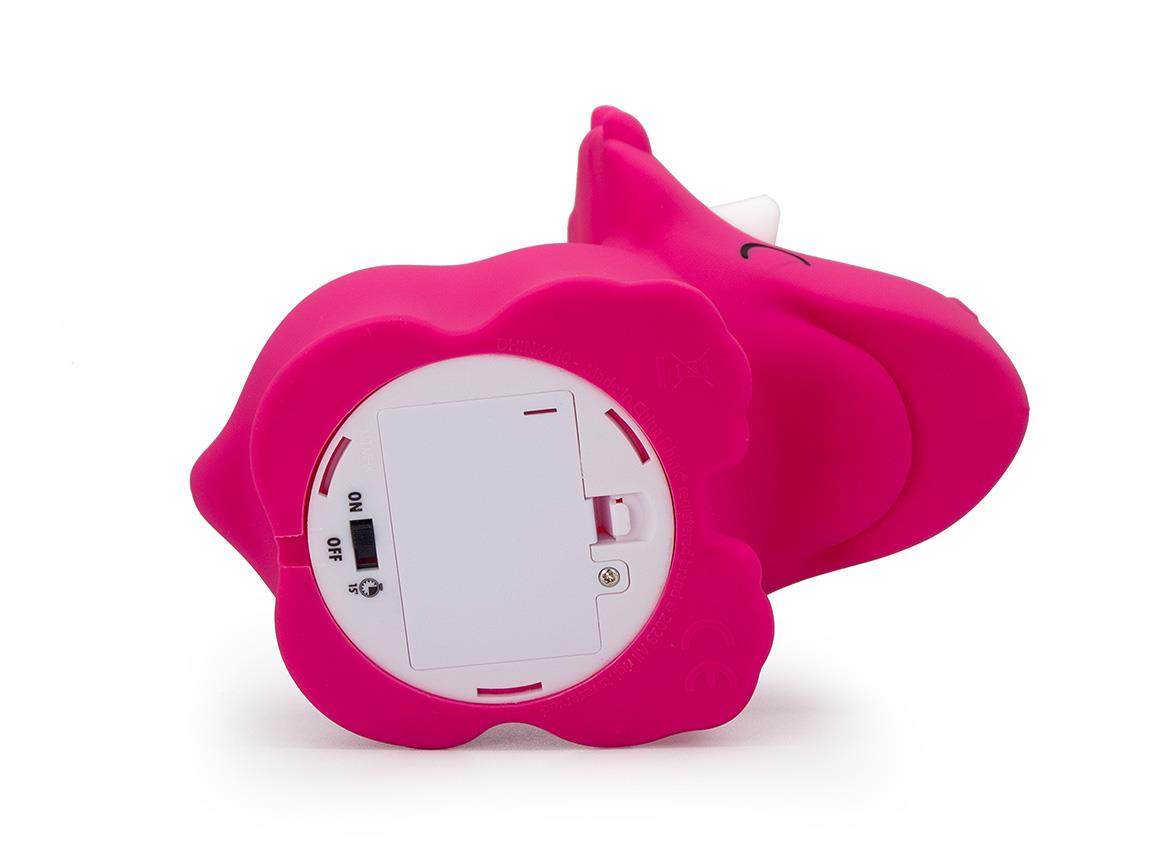 Veilleuse en silicone Dhink - Max le  triceratops