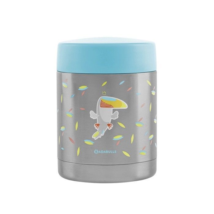 THERMOBOX TOUCAN - BOÎTE ISOTHERME CHAUD / FROID EN INOX - 350 ML BADABULLE