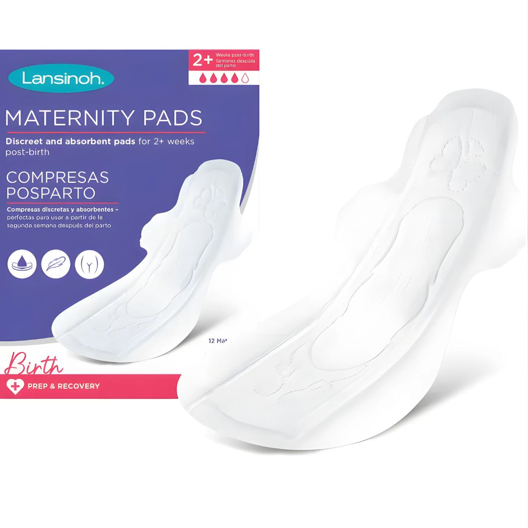 Lansinoh Serviettes Maternité Taille M – 2 Semaines et Plus (12 unités)