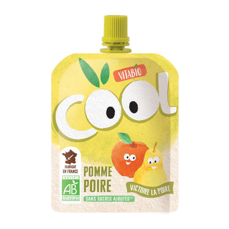 Vitabio COOL FRUITS Pomme Poire 4x 90g