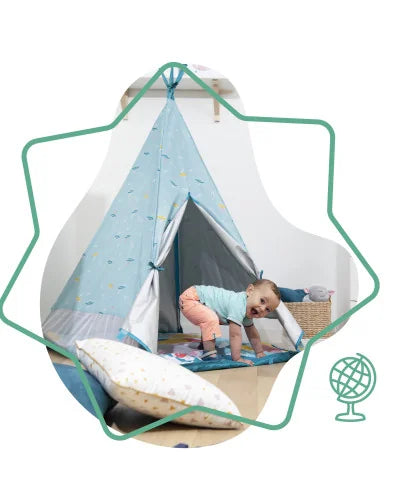 Tipi jungle Anti-UV pour Enfant Badabulle