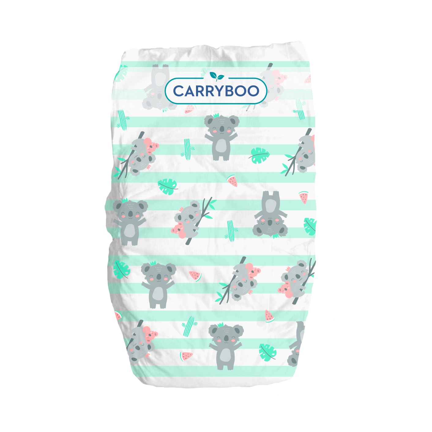 CARRYBOO-Couches Bébé écologiques T5 (12-25 Kg) x 44 pièces