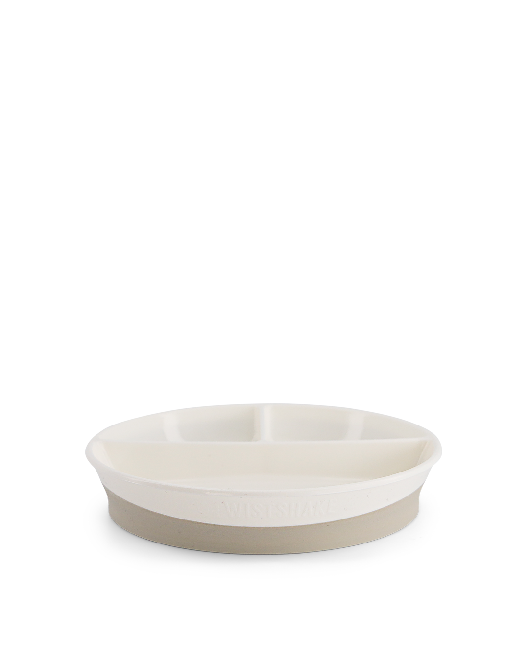 Assiette à 3 compartiments - Blanc